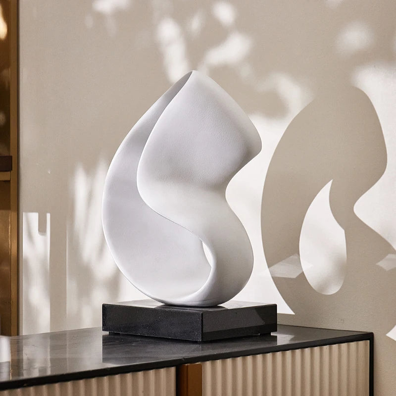 Home Decor Interior Modern Table Living Room White Resin Desktop Accessories Other Decoration Home Decor For Home