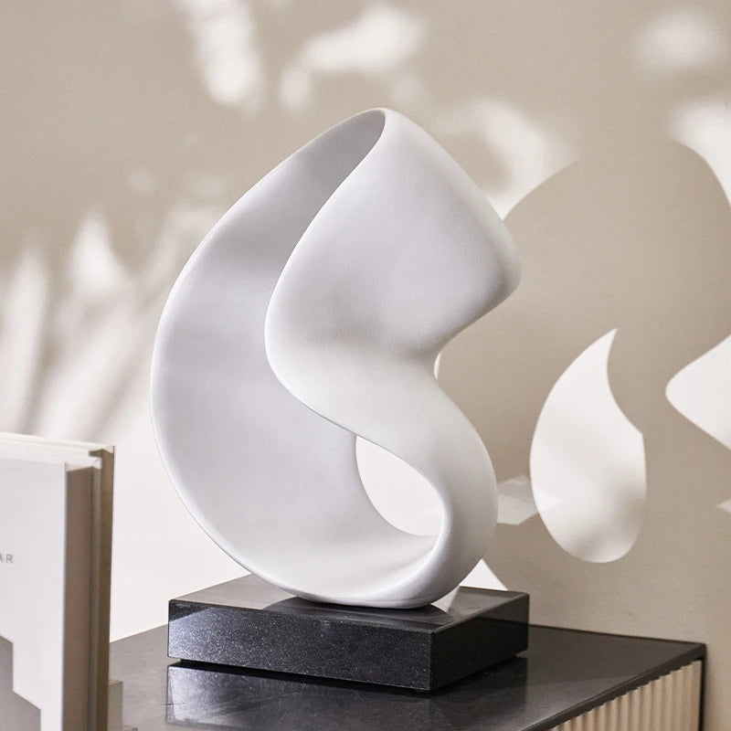 Home Decor Interior Modern Table Living Room White Resin Desktop Accessories Other Decoration Home Decor For Home